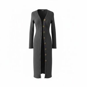 Fashion Nova Black Long Cardigan